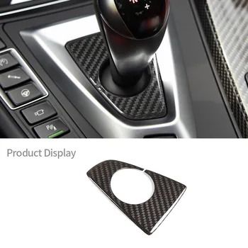Для BMWF82 F83 M3 F80 M4 2014 2015 2016 2017 2018 2019 Автомобильная ручка переключения передач из настоящего углеродного волокна, базовая крышка, Аксессуары для интерьера автомобиля